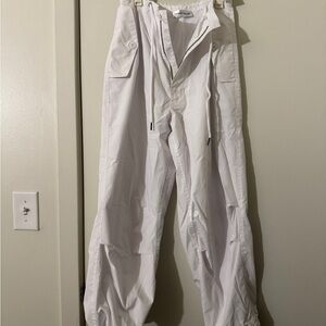 White Parachute Pants